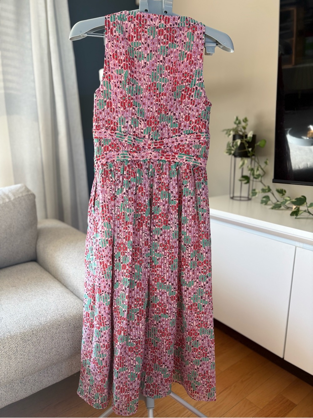 Kate Spade Floral Medley Burnout Midi Dress - Sz 2 Style Number: NJMUB409 - Picture 3 of 14
